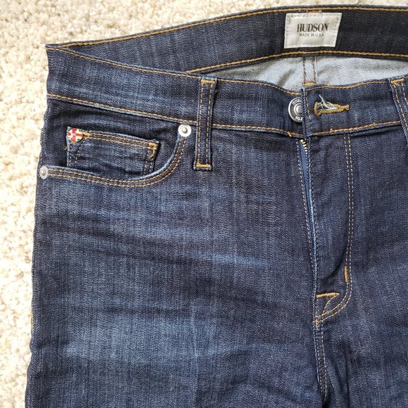 Dark Wash Hudson Jeans - Nico Super Skinny Midrise - Picture 2 of 9